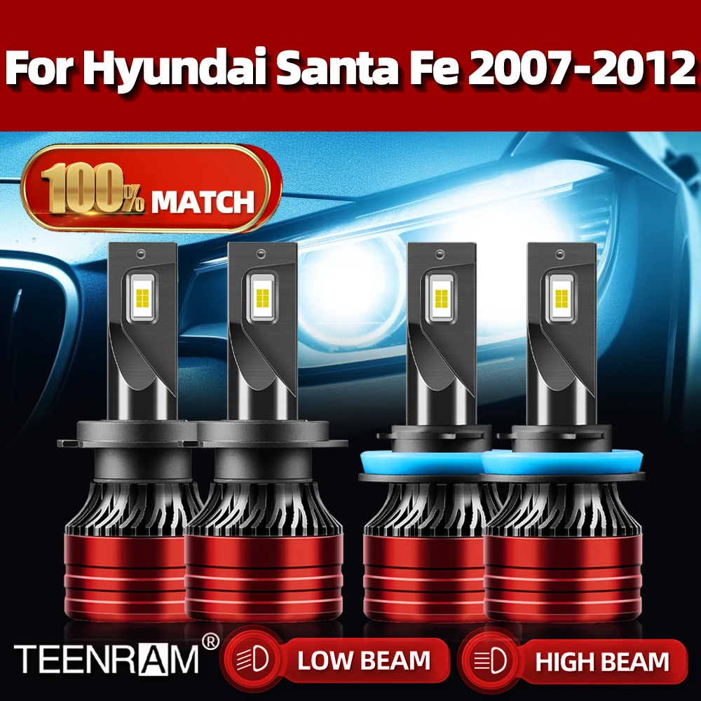 40000LM Canbus LED Headlights 240W High Power Car Light 6000K Auto Lamps 12V For Hyundai Santa Fe 2007 2008 2009 2010 2011 2012
40000LM Canbus LED Headlights 240W High Power Car Light 6000K Auto Lamps 12V For Hyundai Santa Fe 2007 2008 2009 2010 2011 2012