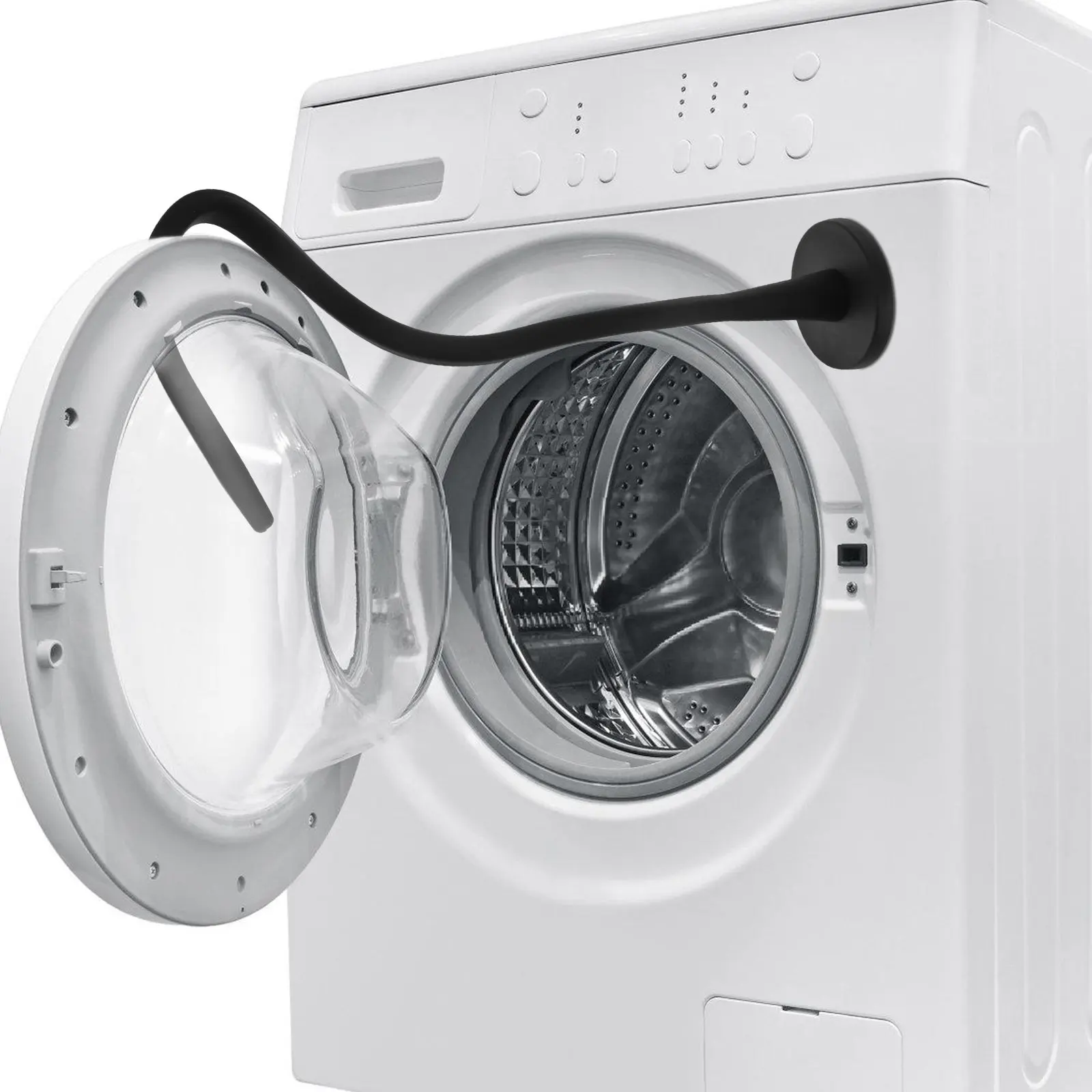 Magnetic Washing Machine Door Support Removable Front Load Holder Flexible Stopper Prop for Washer Door Circulation
Magnetic Washing Machine Door Support Removable Front Load Holder Flexible Stopper Prop for Washer Door Circulation