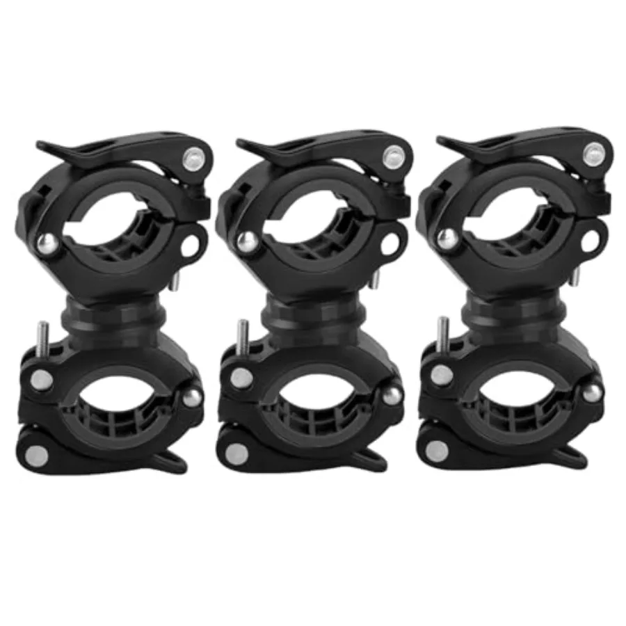 3 Pack Bike Flashlight Holder, Mount Bicycle Bracket Flashlight Holder Mounting Torch Clip 360 Degree Rotation
3 Pack Bike Flashlight Holder, Mount Bicycle Bracket Flashlight Holder Mounting Torch Clip 360 Degree Rotation
