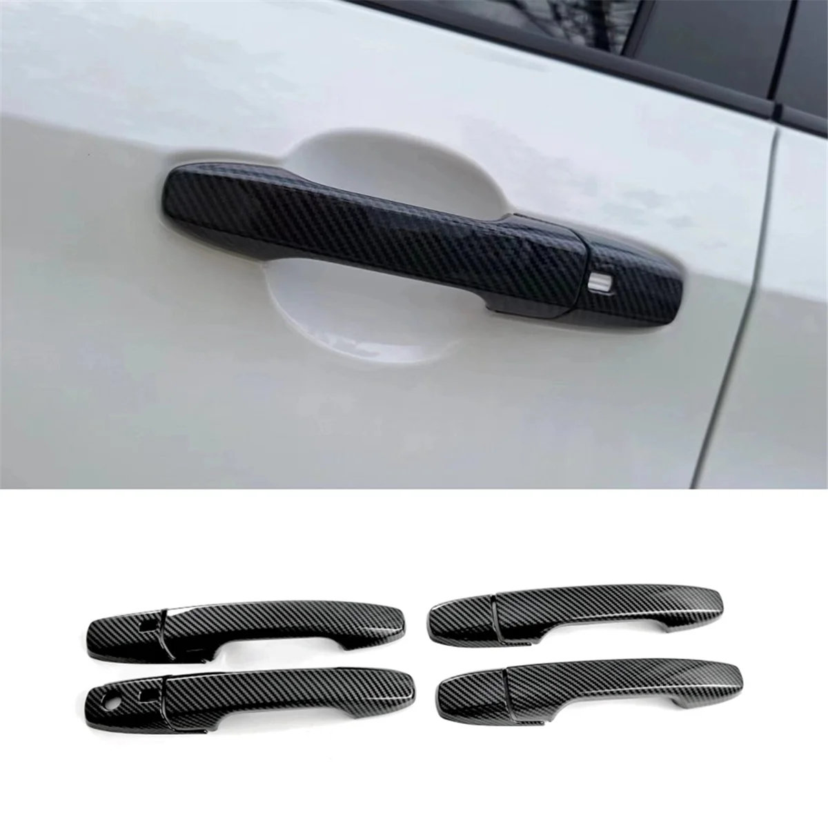 For Toyota Yaris Cross 2023 2024 RHD Southeast Asia Version Car Exterior Door Handle Cover Trim Kit (Carbon)
For Toyota Yaris Cross 2023 2024 RHD Southeast Asia Version Car Exterior Door Handle Cover Trim Kit (Carbon)
