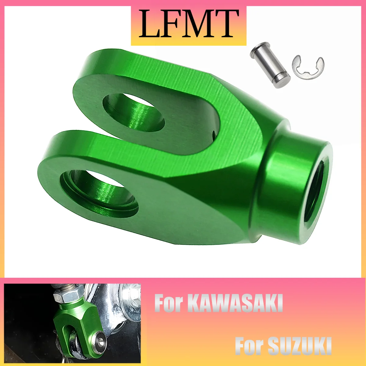 Motorcycle CNC Rear Brake Clevis For SUZUKI RM250 RM150 1998-2016 KAWASAKI KX 80 85 100 125 250 KLX 125 150S 250 D-TRACKER 125
Motorcycle CNC Rear Brake Clevis For SUZUKI RM250 RM150 1998-2016 KAWASAKI KX 80 85 100 125 250 KLX 125 150S 250 D-TRACKER 125