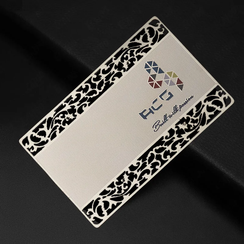 Изысканная металлическая карта вырезания лазером с логотипом HCG и декоративными узорами из декоративной металлической карты 
Изысканная металлическая карта вырезания лазером с логотипом HCG и декоративными узорами из декоративной металлической карты
