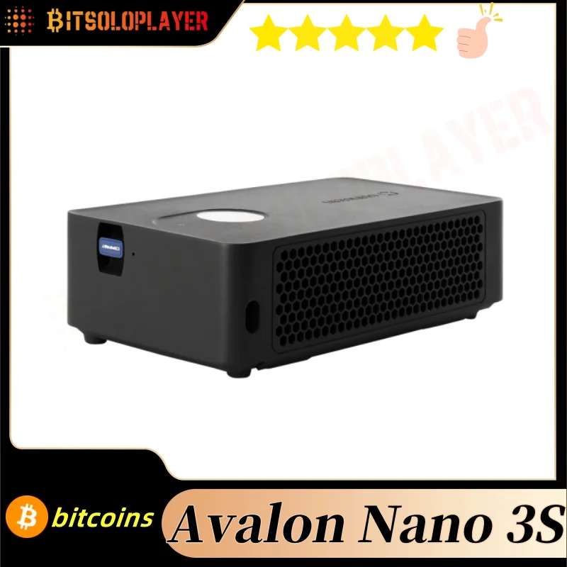 Canaan Avalon Nano 3S 6Th/S 140W Bitcoin Solo Miner New Arrive BTC BCH Miner Home Office miner
Canaan Avalon Nano 3S 6Th/S 140W Bitcoin Solo Miner New Arrive BTC BCH Miner Home Office miner