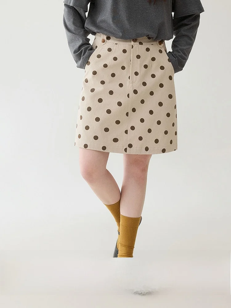 Original Polka Dot Print Pure Cotton Short Skirt for Women High Waist Half Body Spring New Style Korean Version A-Line Skirt
Original Polka Dot Print Pure Cotton Short Skirt for Women High Waist Half Body Spring New Style Korean Version A-Line Skirt