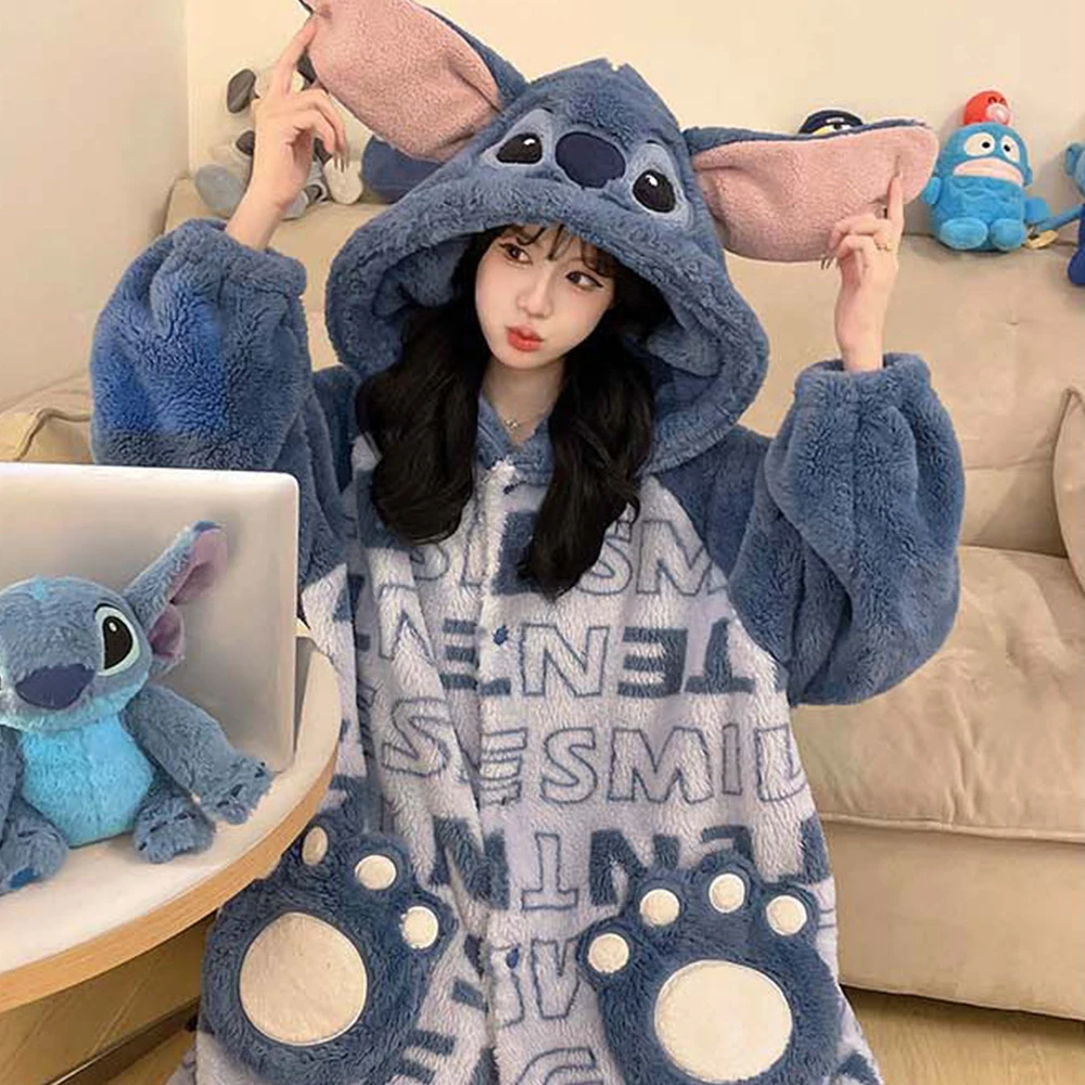 Disney Stitch Kawaii Parent-Child Velvet Pajamas Kawaii Cartoon Anime Girls Boy Embroidery Thicken Warm Casual Cute Homewear Set
Disney Stitch Kawaii Parent-Child Velvet Pajamas Kawaii Cartoon Anime Girls Boy Embroidery Thicken Warm Casual Cute Homewear Set