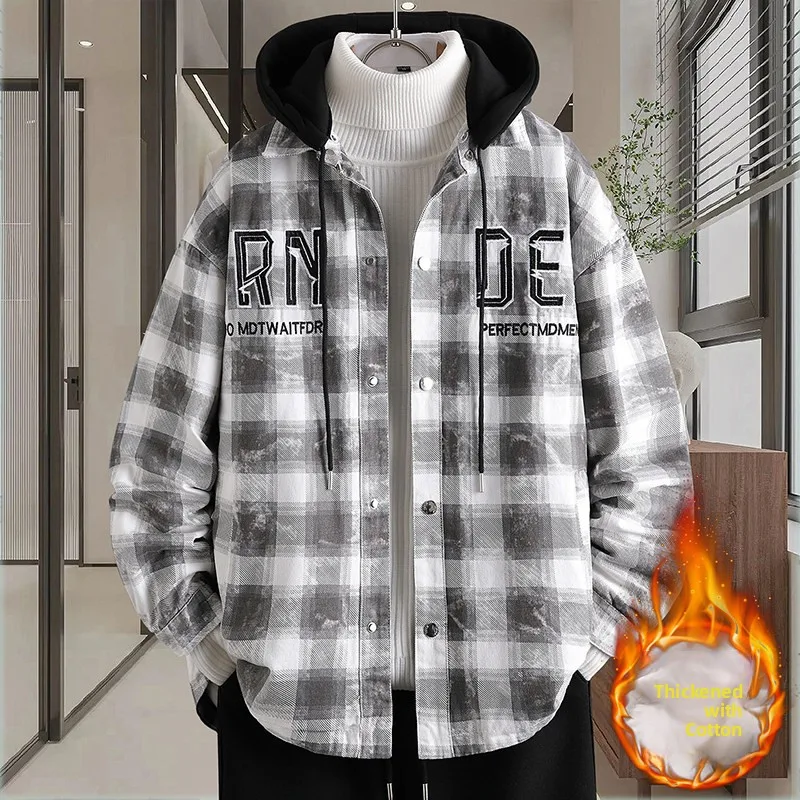 Men's Denim Jacket Thickened Shirt Style Casual Warmth Outerwear Loose Fit Versatile Fashionable Winter Coat Long Sleeve
Men's Denim Jacket Thickened Shirt Style Casual Warmth Outerwear Loose Fit Versatile Fashionable Winter Coat Long Sleeve