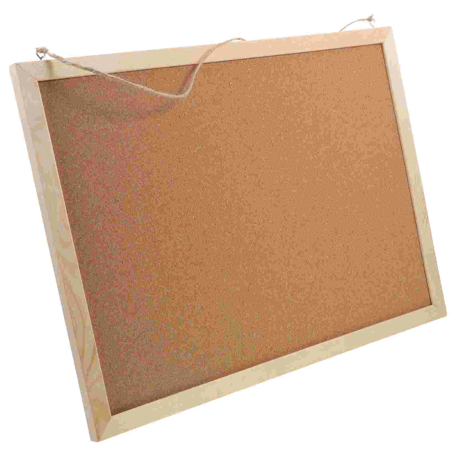 1 Set Wall Board Hanging Cork Bulletin Board Double-Sided Bulletin Board for Notes Photos and Messages Wood Bulletin Board
1 Set Wall Board Hanging Cork Bulletin Board Double-Sided Bulletin Board for Notes Photos and Messages Wood Bulletin Board