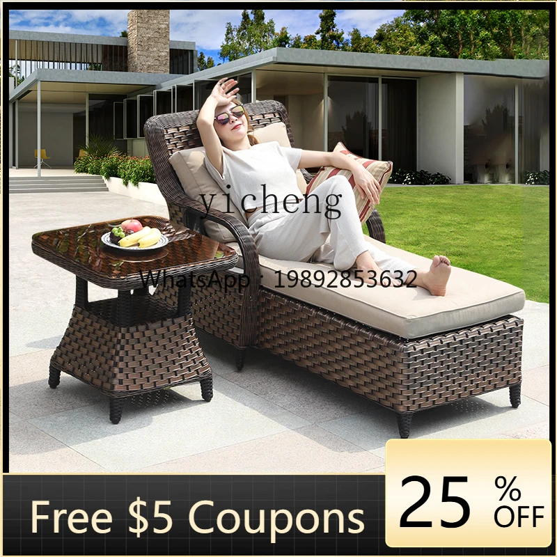 AA Outdoor Chaise Lounge Villa Courtyard Swimming Pool Beach Chairs Outdoor Terrace Balcony Leisure Rattan Bed
AA Outdoor Chaise Lounge Villa Courtyard Swimming Pool Beach Chairs Outdoor Terrace Balcony Leisure Rattan Bed