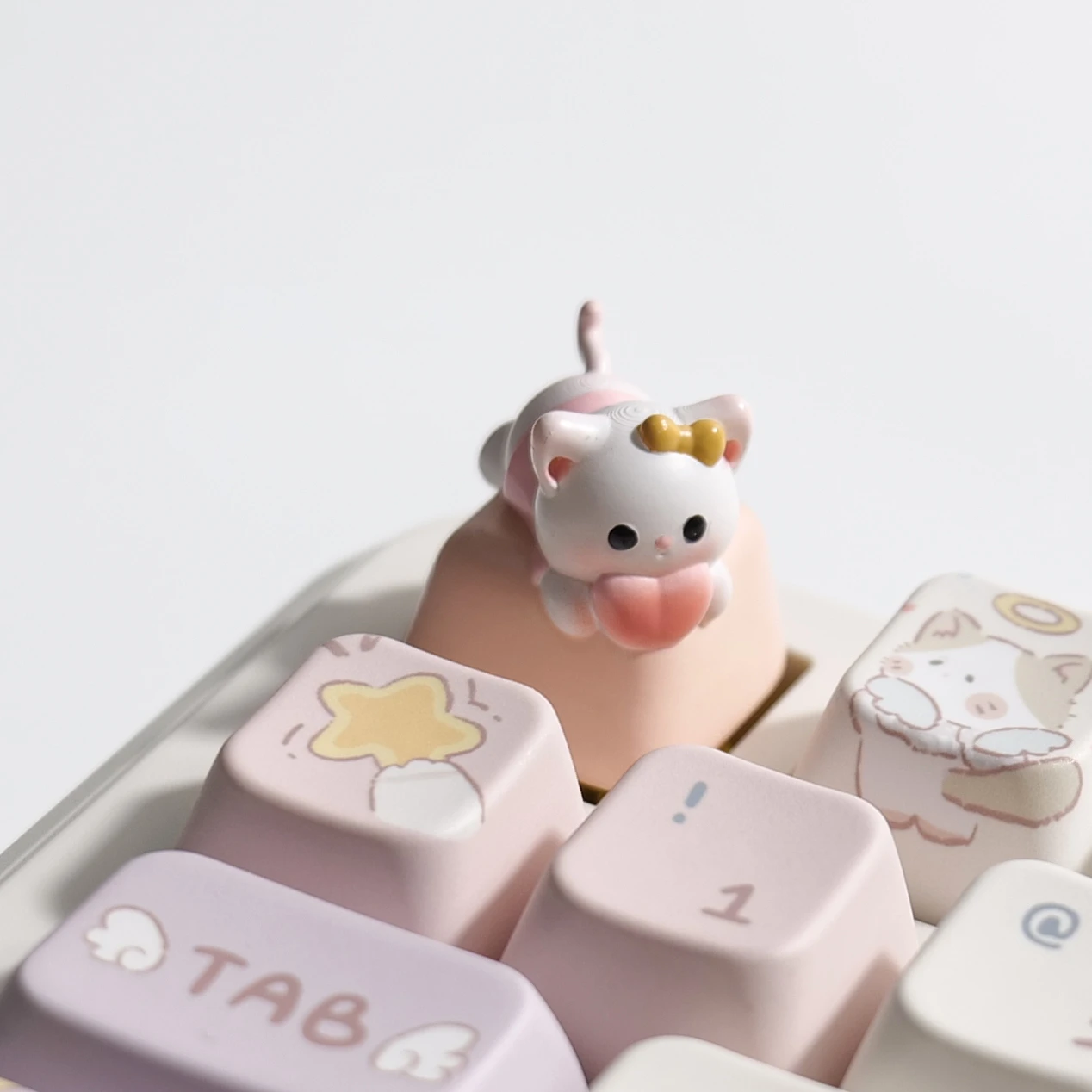 Love Cat Cute Theme Keycaps Set 3D Resin Artisan Key Caps Custom Original Handmade Keycaps for Mechanical Keyboard Accessories
Love Cat Cute Theme Keycaps Set 3D Resin Artisan Key Caps Custom Original Handmade Keycaps for Mechanical Keyboard Accessories