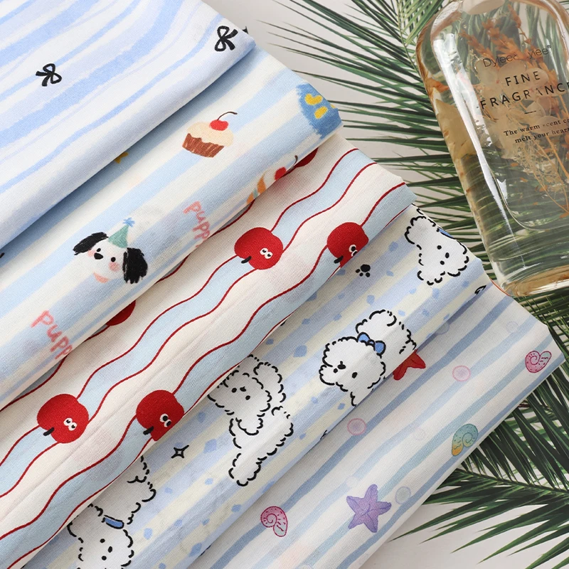 0.5/1/2 Yard Blue Striped Pattern Printed Fabric 100% CottonPerfect for DIY Clothing,Homewear,Bedding,Tablecloths,Curtains
0.5/1/2 Yard Blue Striped Pattern Printed Fabric 100% CottonPerfect for DIY Clothing,Homewear,Bedding,Tablecloths,Curtains