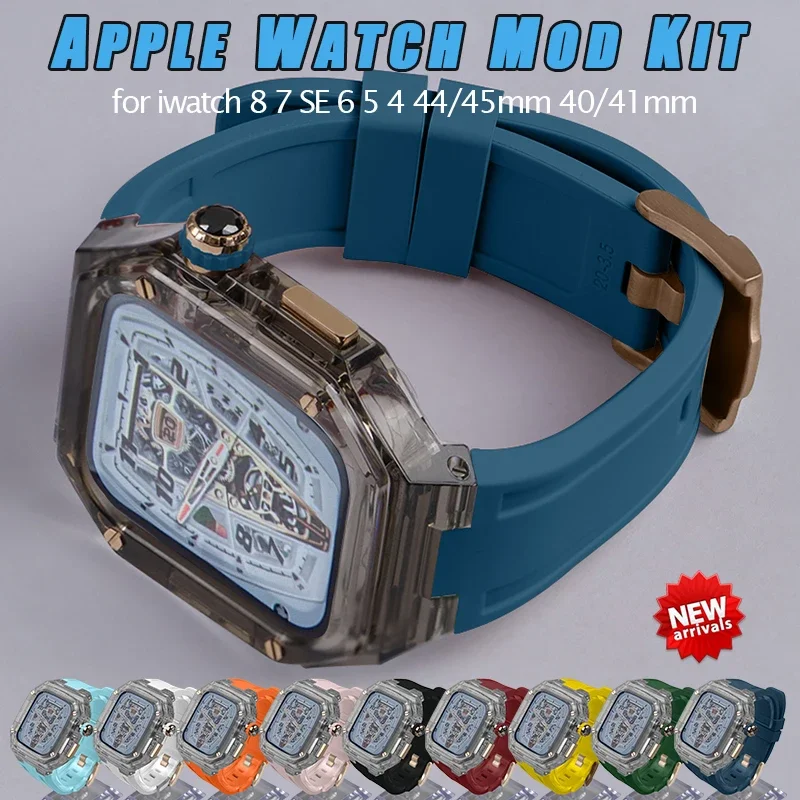 Роскошный модификационный комплект Pop для Apple Watch Case Ultra 49 мм Refit Mod IWatch 8 7 6 5 4 SE 45 мм 44 мм 41 мм 40 мм Роскошный резиновый ремешок
Роскошный модификационный комплект Pop для Apple Watch Case Ultra 49 мм Refit Mod IWatch 8 7 6 5 4 SE 45 мм 44 мм 41 мм 40 мм Роскошный резиновый ремешок