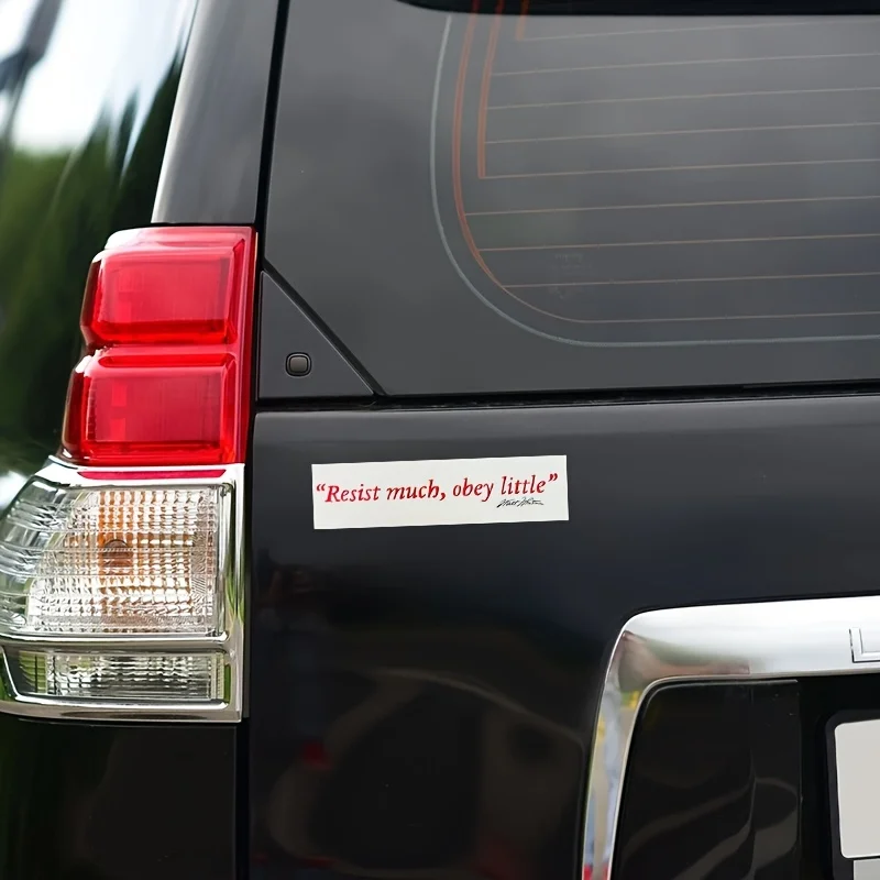 Premium Outdoor Grade, Durable, Excellent Outdoor Longevity Walt Whitman - "Resist More, Obey Less" Vinyl Sticker
Premium Outdoor Grade, Durable, Excellent Outdoor Longevity Walt Whitman - "Resist More, Obey Less" Vinyl Sticker