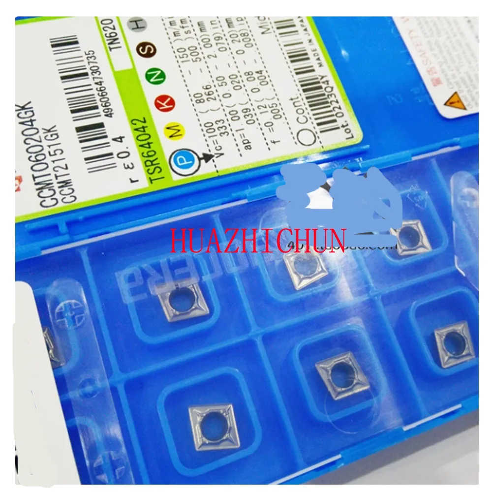 HUAZHICHUN CCMT060202/060204/09T304GK TN620/PV720 Original carbide insert with the best quality
HUAZHICHUN CCMT060202/060204/09T304GK TN620/PV720 Original carbide insert with the best quality