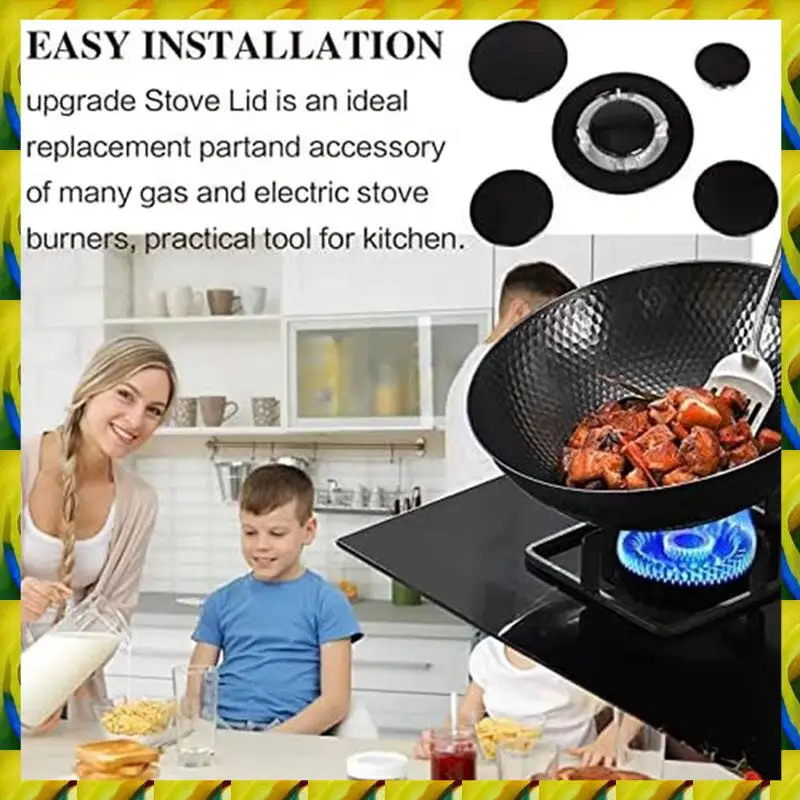 WFF Cooker Hat Set Practical Tool Burners Crowns And Flame Caps Set Oven Flame Ranges Caps Set Metal Texture Forstove
WFF Cooker Hat Set Practical Tool Burners Crowns And Flame Caps Set Oven Flame Ranges Caps Set Metal Texture Forstove