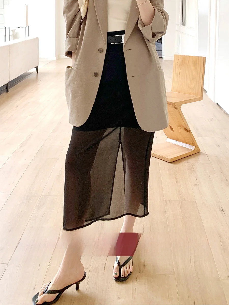 Юбка Amyy Studios из ти-ацетатного шифона с эффектом двухслойности, прозрачная, с завышенной талией, А-силуэт, миди, для офиса
Юбка Amyy Studios из ти-ацетатного шифона с эффектом двухслойности, прозрачная, с завышенной талией, А-силуэт, миди, для офиса