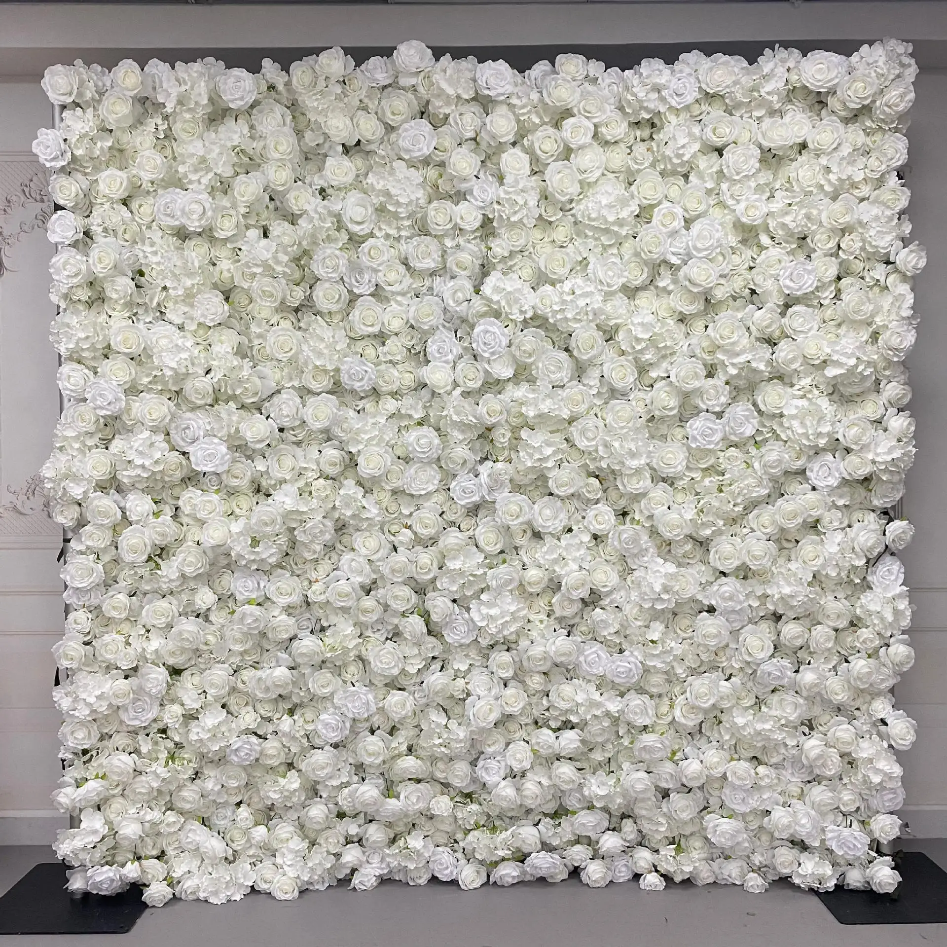 White rose wall background wall artificial flower fake flower wall wedding decoration party hotel setting
White rose wall background wall artificial flower fake flower wall wedding decoration party hotel setting
