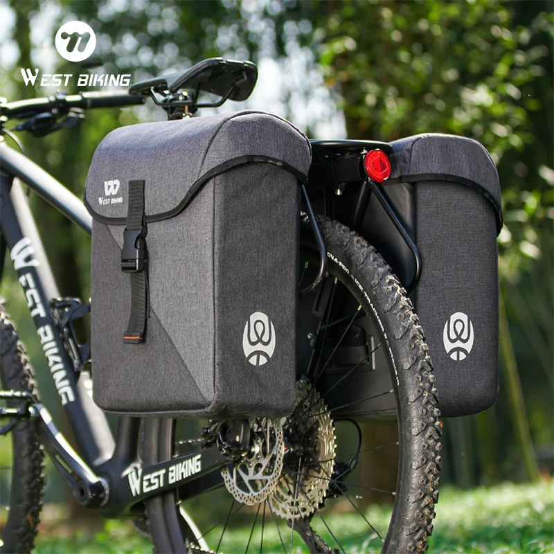 WEST BIKING Bicycle Rear Double Sides Bag 35L Large Capacity Bike Rear Seat Bag Cycling Travel Luggage Carrier MTB Road Bike Bag
WEST BIKING Bicycle Rear Double Sides Bag 35L Large Capacity Bike Rear Seat Bag Cycling Travel Luggage Carrier MTB Road Bike Bag