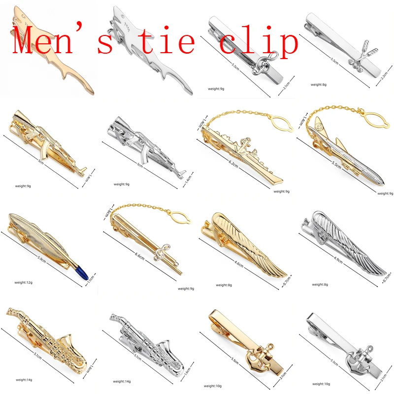 New brand Tie Clips for Men's Metal Necktie Bar Dress Shirts Tie Pin for Wedding Ceremony Metal Color Tie Clip Man Accessories 
New brand Tie Clips for Men's Metal Necktie Bar Dress Shirts Tie Pin for Wedding Ceremony Metal Color Tie Clip Man Accessories