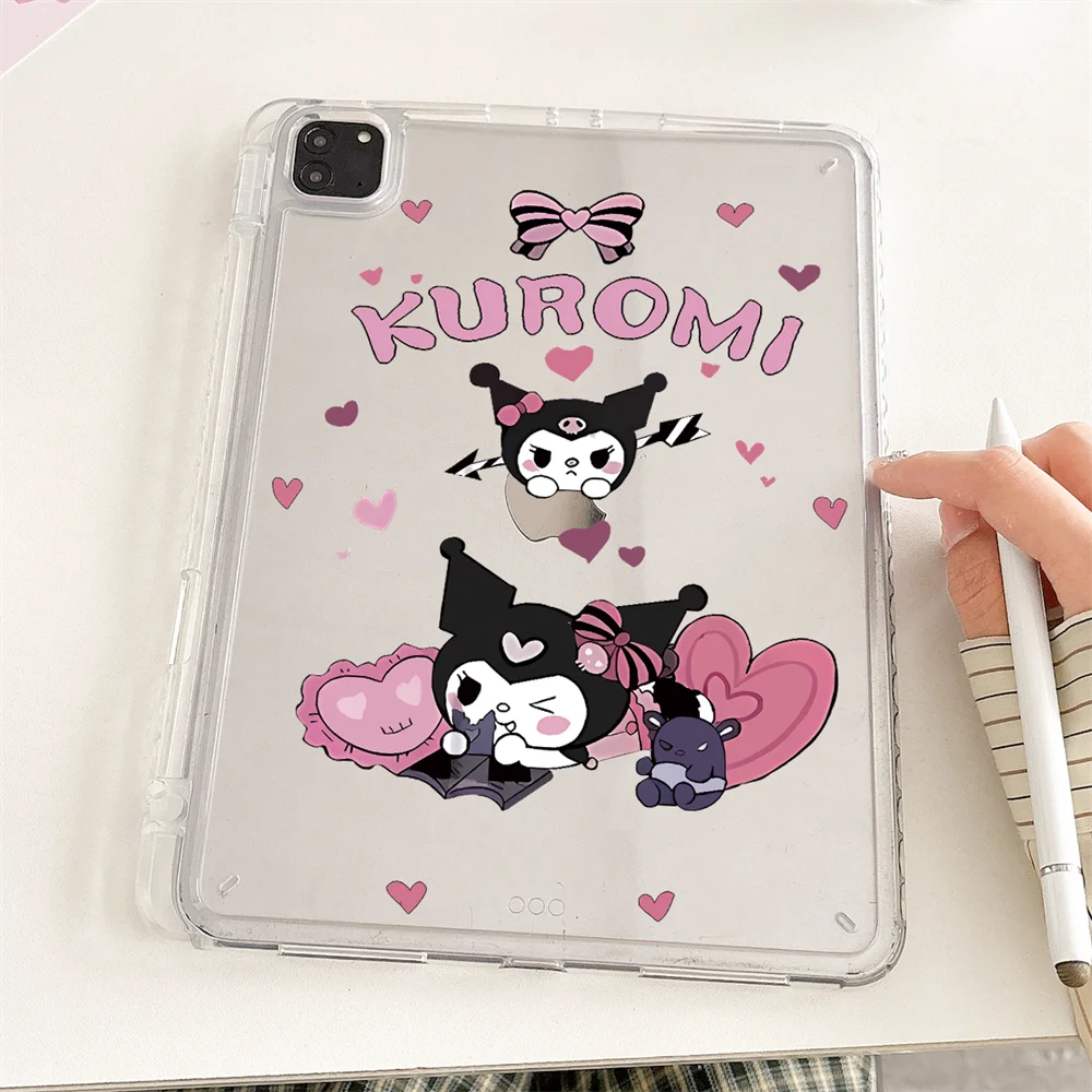 Прозрачный чехол Kuromi для iPad A16 11th Air7 6 9th 10. Gen Pro11 Air4 5 10,9 дюйма 10,2/10,5 9,7 Mini6/7 с чехлом-держателем для карандашей
Прозрачный чехол Kuromi для iPad A16 11th Air7 6 9th 10. Gen Pro11 Air4 5 10,9 дюйма 10,2/10,5 9,7 Mini6/7 с чехлом-держателем для карандашей