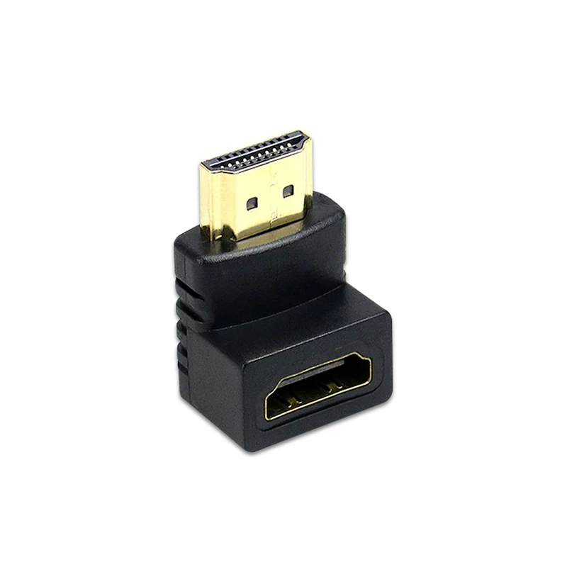 HDMI-compatible Right Angle A Male to HDMI-compatible V1.4 Female Gold Plated Cable Adapter 90 Degree HDTV 1080P Cable Connector
HDMI-compatible Right Angle A Male to HDMI-compatible V1.4 Female Gold Plated Cable Adapter 90 Degree HDTV 1080P Cable Connector
