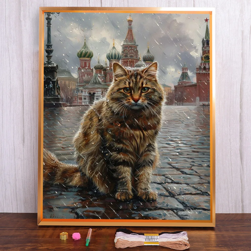Cat On Red Square Printed Cross Stitch Embroidery Patterns Sewing Knitting Handicraft Craft Room Decor Different Promotions
Cat On Red Square Printed Cross Stitch Embroidery Patterns Sewing Knitting Handicraft Craft Room Decor Different Promotions