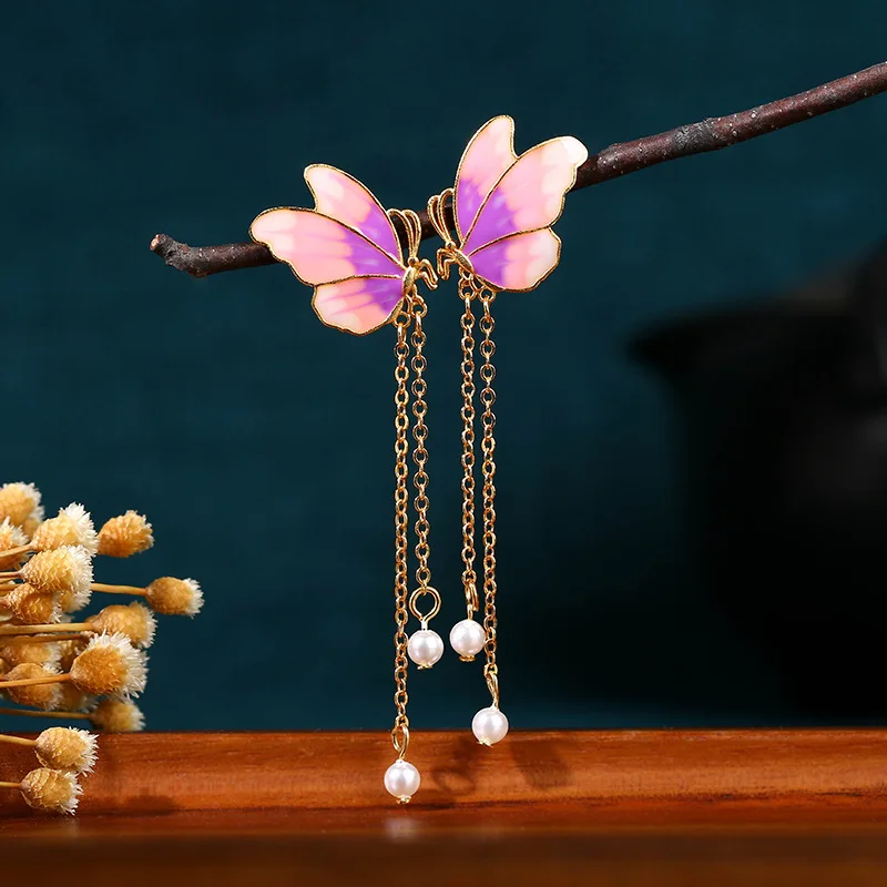 chinese Style New Ear Enamel Gradual Butterfly Tassel Pearl Stud 2024 Fashion Earrings Jewelry Women Accessories
chinese Style New Ear Enamel Gradual Butterfly Tassel Pearl Stud 2024 Fashion Earrings Jewelry Women Accessories