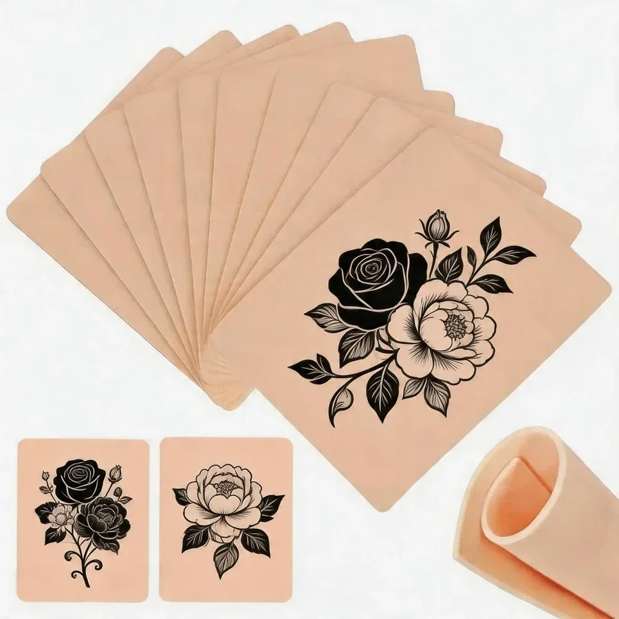 NARKASY 1mm Blank Tattoo Practice Skin Soft Double Sided Silicone Fake Skin for Beginners and Experienced Tattoo Artists Tattoo
NARKASY 1mm Blank Tattoo Practice Skin Soft Double Sided Silicone Fake Skin for Beginners and Experienced Tattoo Artists Tattoo