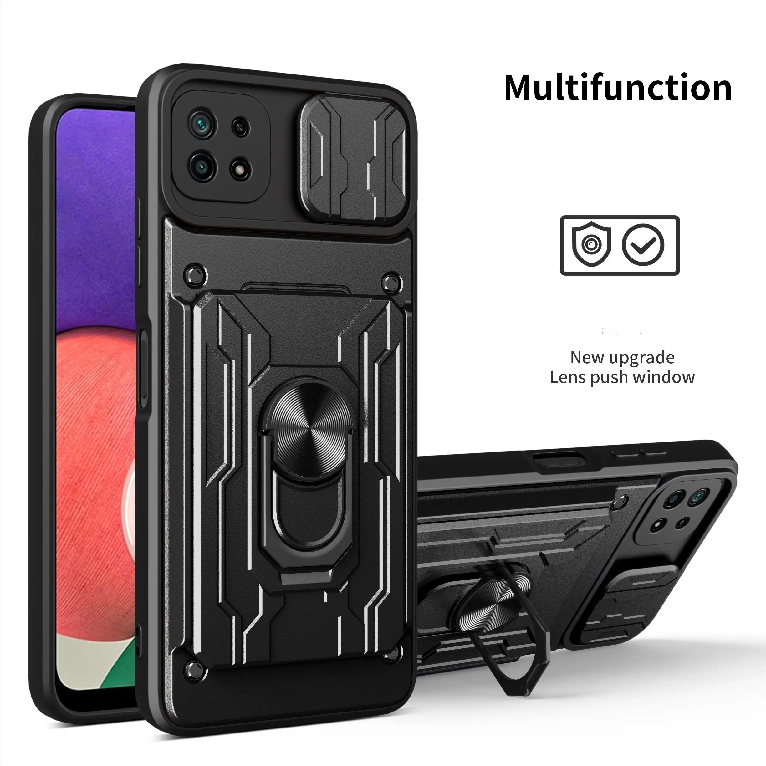 For Samsung Galaxy A22 A12 M12 M53 5G M33 5G Magnetic rotating ring holder, phone case protective cover
For Samsung Galaxy A22 A12 M12 M53 5G M33 5G Magnetic rotating ring holder, phone case protective cover