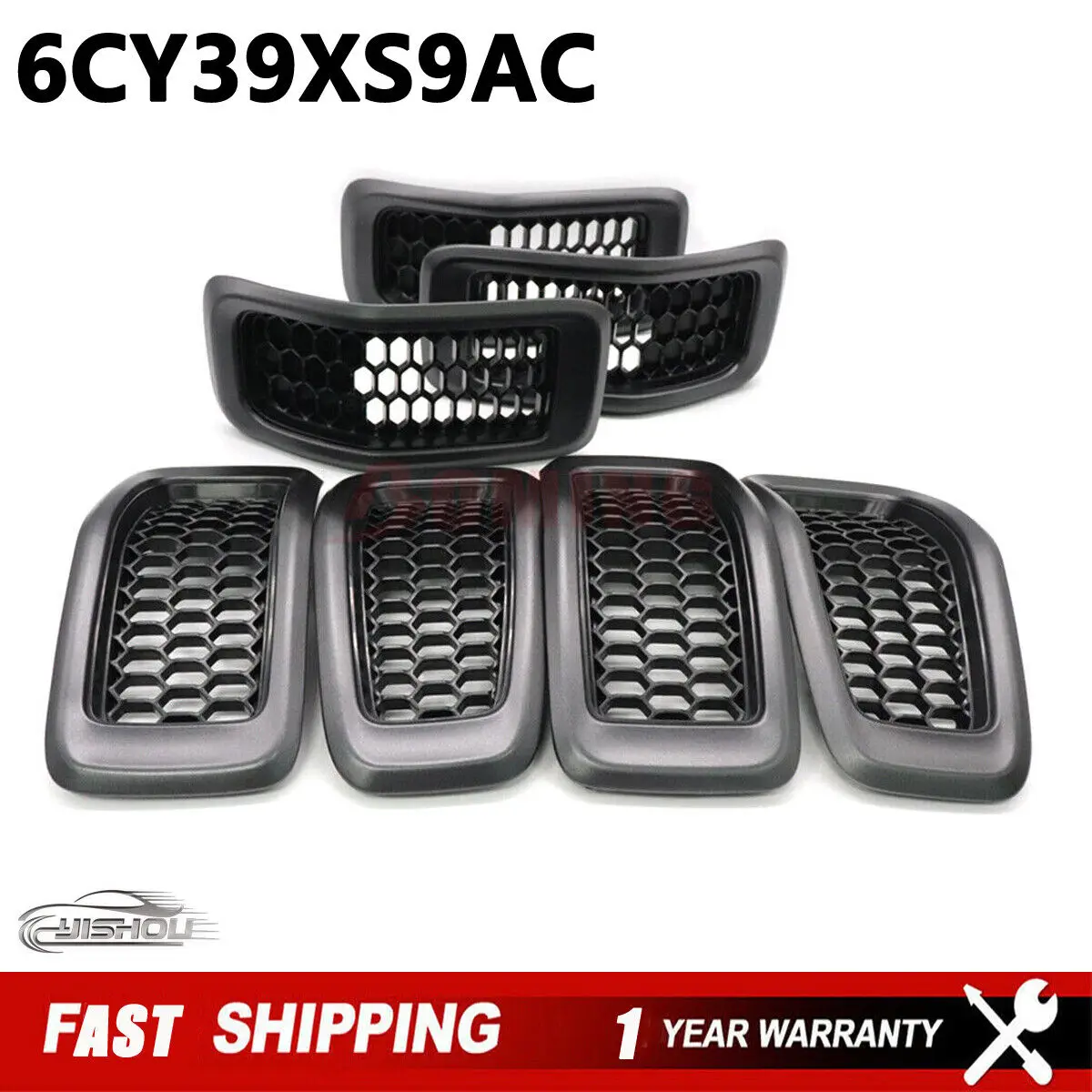 6CY39XS9AC вставки для передней решетки радиатора автомобиля 5RB21XS9AB, черные, подходят для Jeep Cherokee 2014 2015 2016 2017 2018
6CY39XS9AC вставки для передней решетки радиатора автомобиля 5RB21XS9AB, черные, подходят для Jeep Cherokee 2014 2015 2016 2017 2018