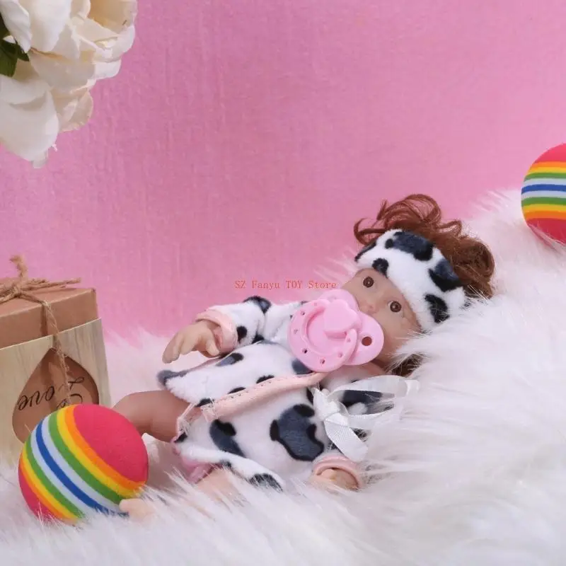96GC 6inch Baby Doll Life Like Reborns Toy Infant Girl Doll with Clothes RolePlaying Game Kids Interaction Toy Birthday Gift
96GC 6inch Baby Doll Life Like Reborns Toy Infant Girl Doll with Clothes RolePlaying Game Kids Interaction Toy Birthday Gift