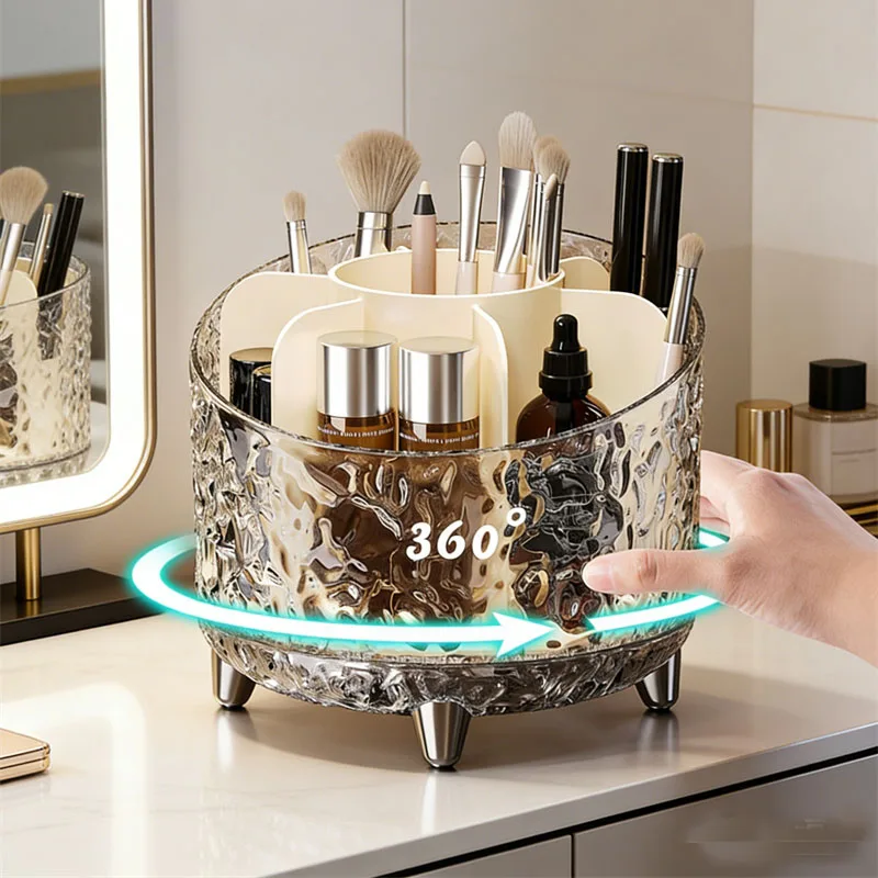 360 ° Вращающийся держатель для кистей для макияжа с узором «Ледник», 7 отделений, органайзер для косметических инструментов, настольное хранилище для кистей для макияжа
360 ° Вращающийся держатель для кистей для макияжа с узором «Ледник», 7 отделений, органайзер для косметических инструментов, настольное хранилище для кистей для макияжа