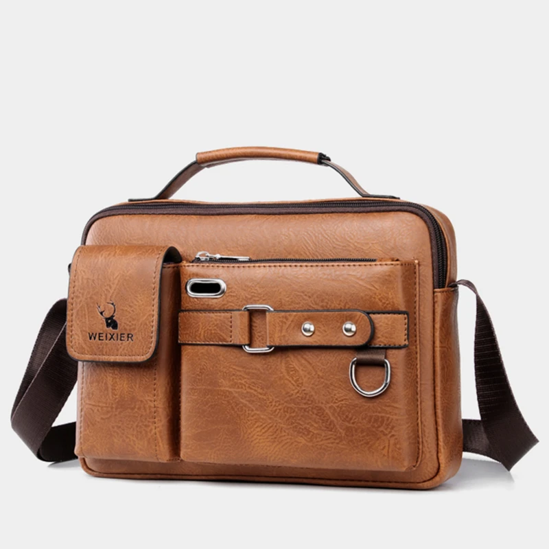 Men Business PU Leather Crossbody Bag Vintage Shoulder Bag Male Portable Travel Bag Multifunctional Shoulder Bag Handbag
Men Business PU Leather Crossbody Bag Vintage Shoulder Bag Male Portable Travel Bag Multifunctional Shoulder Bag Handbag