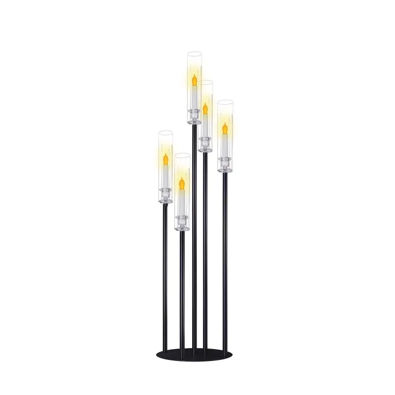 【Hot Item】Black Taper Candle Holders For LED Candles Metal 5 Arms Candelabra Candlestick Holders For Wedding Engagement Party De
【Hot Item】Black Taper Candle Holders For LED Candles Metal 5 Arms Candelabra Candlestick Holders For Wedding Engagement Party De