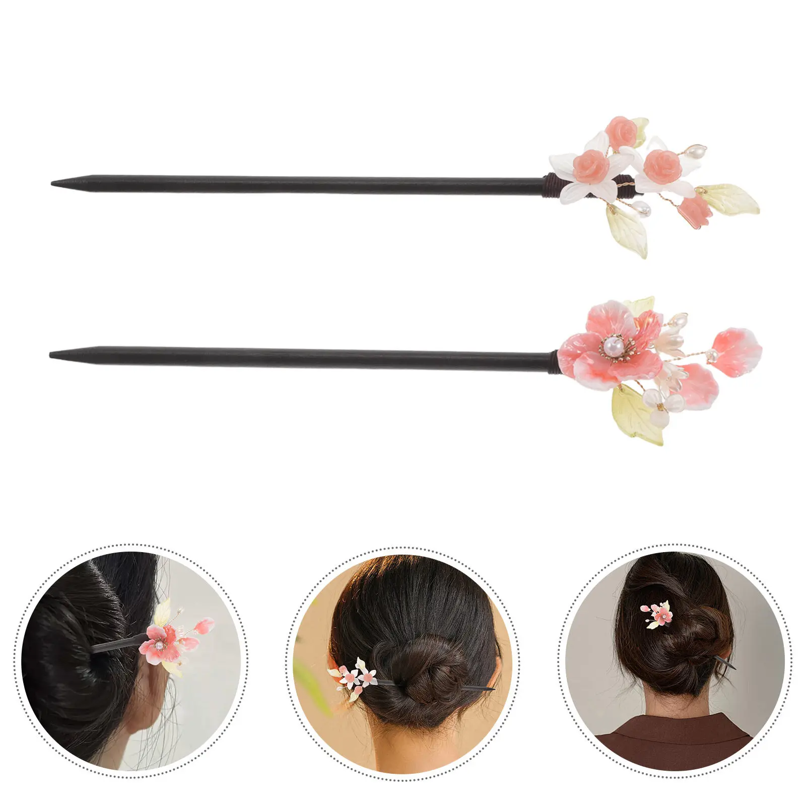 2pcs Wooden Stick Vintage Floral Design For Bun Hold Chinese Traditional Hairstyle Accessory Fork Shaped Hair Pin Japanese Hair
2pcs Wooden Stick Vintage Floral Design For Bun Hold Chinese Traditional Hairstyle Accessory Fork Shaped Hair Pin Japanese Hair