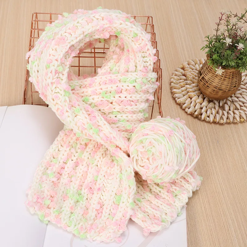 50g/Roll Rainbow Bean Wool Yarn Cute Milk Yarn Knitting Thread DIY Craft Scarf Sweater Knitted Yarn Sewing Weaving artifact A3
50g/Roll Rainbow Bean Wool Yarn Cute Milk Yarn Knitting Thread DIY Craft Scarf Sweater Knitted Yarn Sewing Weaving artifact A3
