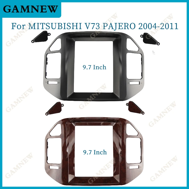Автомобильный радиоприемник 9,7 дюйма, 2 Din, облицовка для MITSUBISHI V73 PAJERO 2004-2011, мультимедийная рамка в стиле Tesla, отделка панели видеоплеера
Автомобильный радиоприемник 9,7 дюйма, 2 Din, облицовка для MITSUBISHI V73 PAJERO 2004-2011, мультимедийная рамка в стиле Tesla, отделка панели видеоплеера