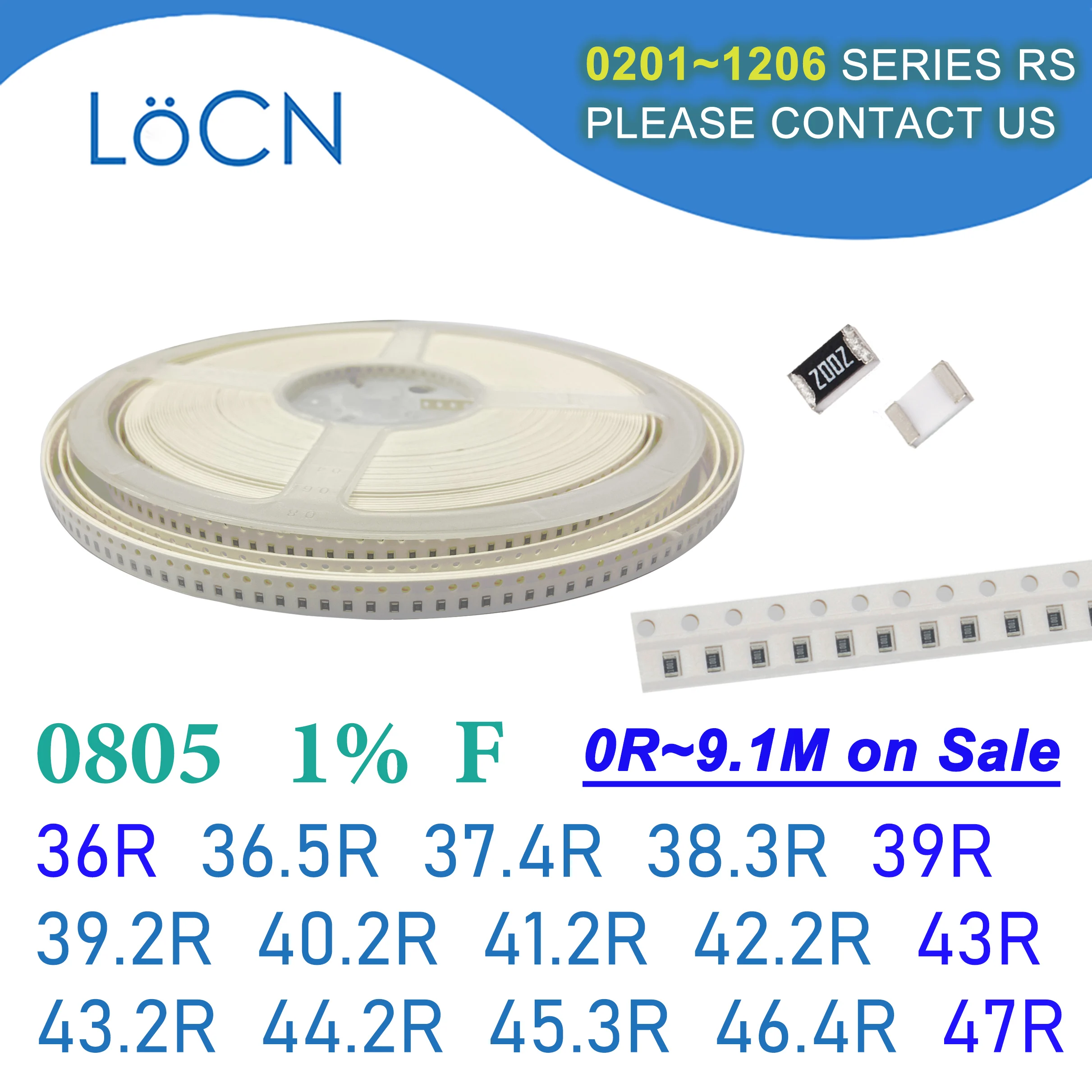 0805 1% 5000 шт. SMD резистор F 36R 36.1R 37.4R 38.3R 39R 39.2R 40.2R 41.2R 42.2R 43R 43.2R 44.2R 45.3R 46.4R 47R 2012 Ом
0805 1% 5000 шт. SMD резистор F 36R 36.1R 37.4R 38.3R 39R 39.2R 40.2R 41.2R 42.2R 43R 43.2R 44.2R 45.3R 46.4R 47R 2012 Ом