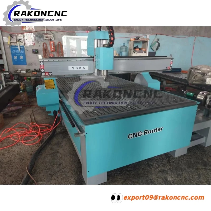 4Axis 1325 CNC Router Machine with Rotary Woodworking Machinery CNC Woodworking Tools for MDF Foam Wood Kitchen Furniture Making
4Axis 1325 CNC Router Machine with Rotary Woodworking Machinery CNC Woodworking Tools for MDF Foam Wood Kitchen Furniture Making