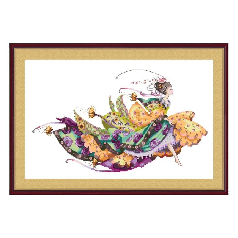 Cross-stitch kit DIY embroidery kit Optional printed handwork Cross-point kit Saga Princess Elena
Cross-stitch kit DIY embroidery kit Optional printed handwork Cross-point kit Saga Princess Elena