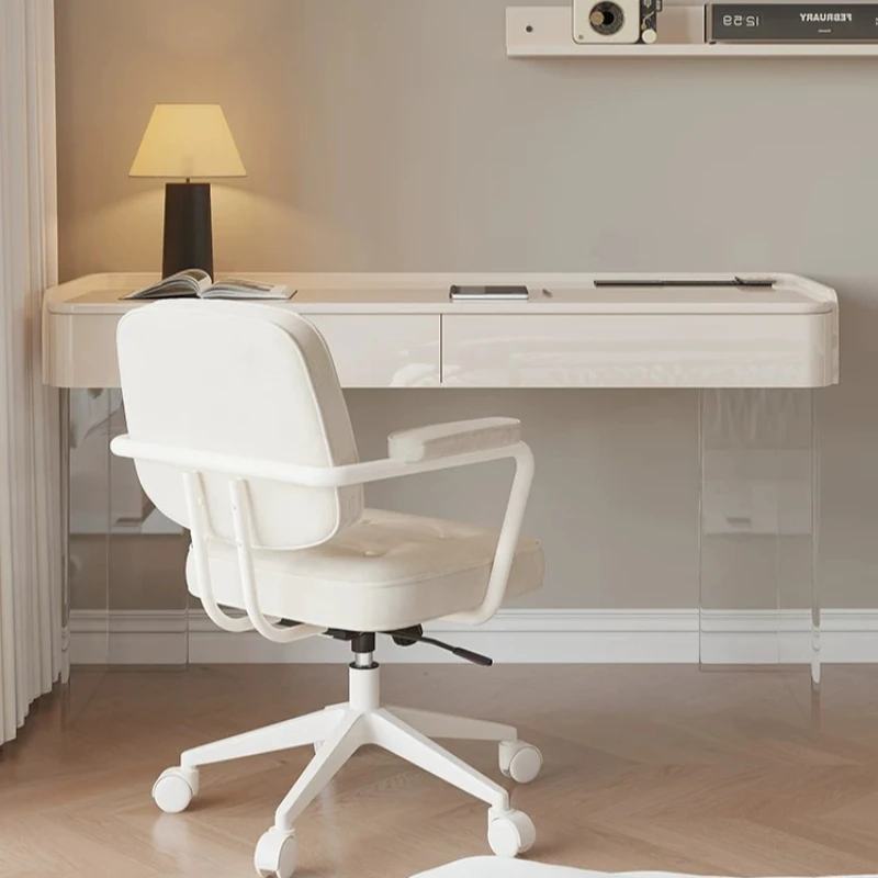 Modern Wooden Office Desk Study Bedroom Luxury Crafts Minimalist Display Office Desk Aesthetic Design Tavolo Home Furniture
Modern Wooden Office Desk Study Bedroom Luxury Crafts Minimalist Display Office Desk Aesthetic Design Tavolo Home Furniture