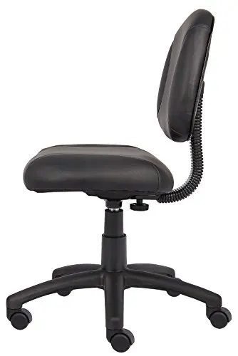 Black Low Back Armless Office Task Chair With Adjustable Height And Rolling Base
Black Low Back Armless Office Task Chair With Adjustable Height And Rolling Base