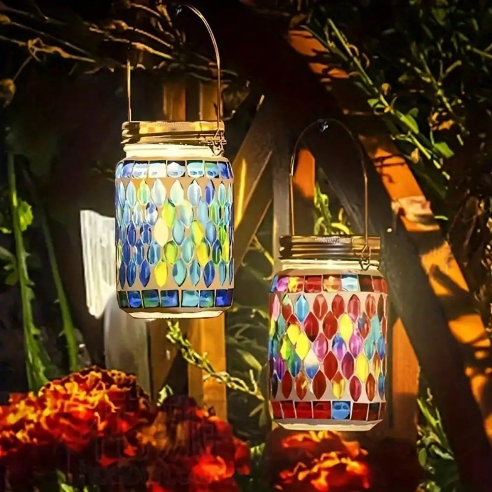 Gorgeous Colorful Pattern Mosaic Lantern | Solar Rechargeable, Fits Indoor Tables, Outdoor Gardens & Camping Nights, Stunning Look When Lit
Gorgeous Colorful Pattern Mosaic Lantern | Solar Rechargeable, Fits Indoor Tables, Outdoor Gardens & Camping Nights, Stunning Look When Lit