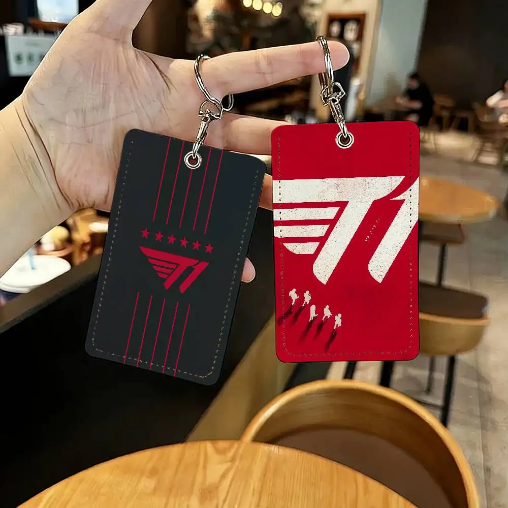 T1 Esports Logo Card Holders Anti-lost Student ID Card Protective Cover Cases Campus Access Cards Key Chain
T1 Esports Logo Card Holders Anti-lost Student ID Card Protective Cover Cases Campus Access Cards Key Chain