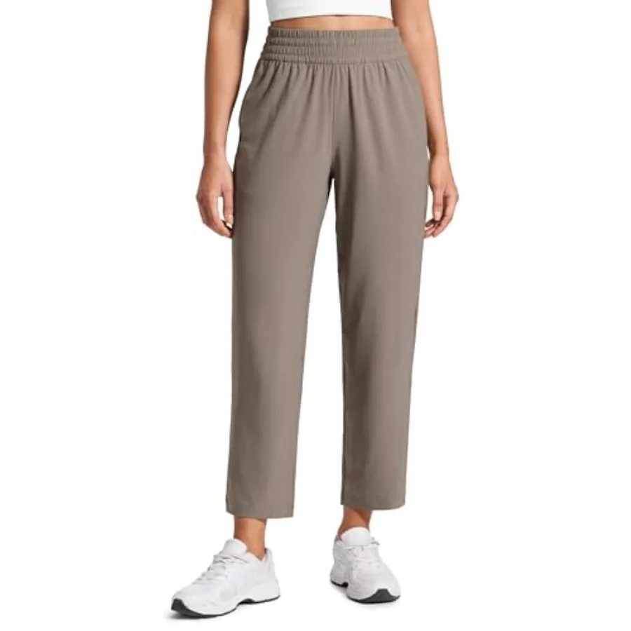 CRZ YOGA Lightweight Drapey Tapered Ankle Pants for Women 27" - 7/8 Casual Travel Work with Pockets Summer
CRZ YOGA Lightweight Drapey Tapered Ankle Pants for Women 27" - 7/8 Casual Travel Work with Pockets Summer