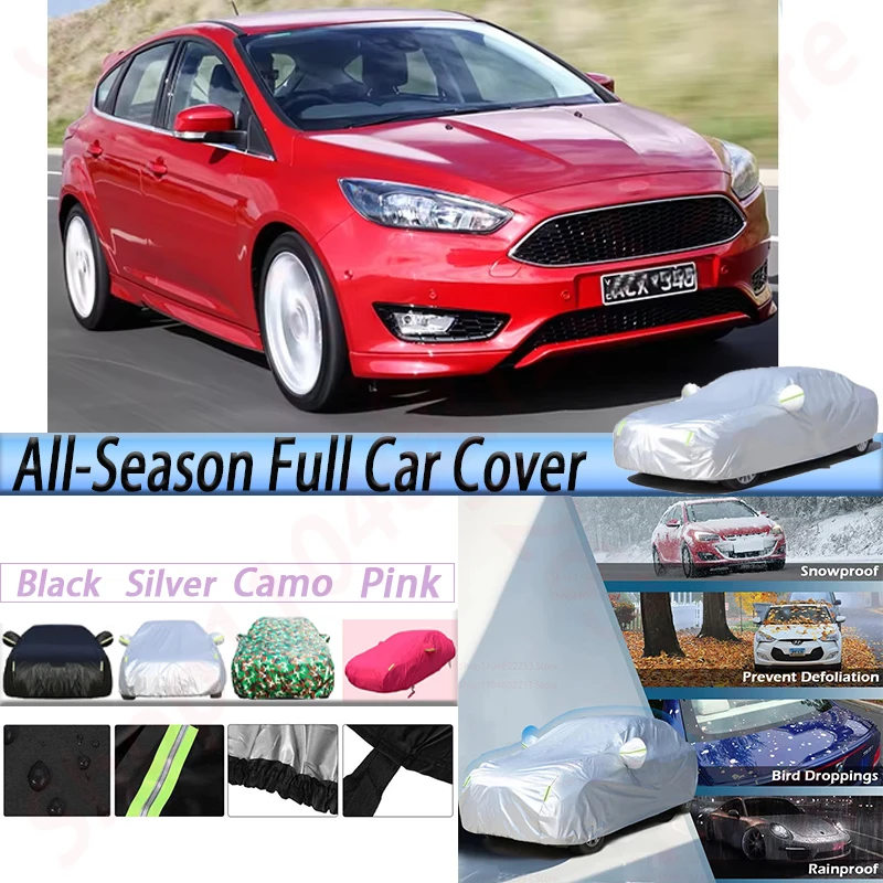 Full Car Cover Outdoor Anti UV Sun Rain Snow Fog Resistant Cover For Ford Focus Hatchback Wagon Sedan Coupe ST 1998-2021
Full Car Cover Outdoor Anti UV Sun Rain Snow Fog Resistant Cover For Ford Focus Hatchback Wagon Sedan Coupe ST 1998-2021