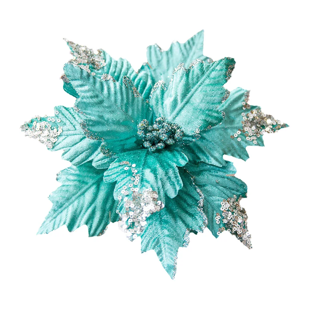 Sequins Artificial Flower Decorations for Christmas Tree Party Home Festive nament H made Craft Elegant Lightweight
Sequins Artificial Flower Decorations for Christmas Tree Party Home Festive nament H made Craft Elegant Lightweight