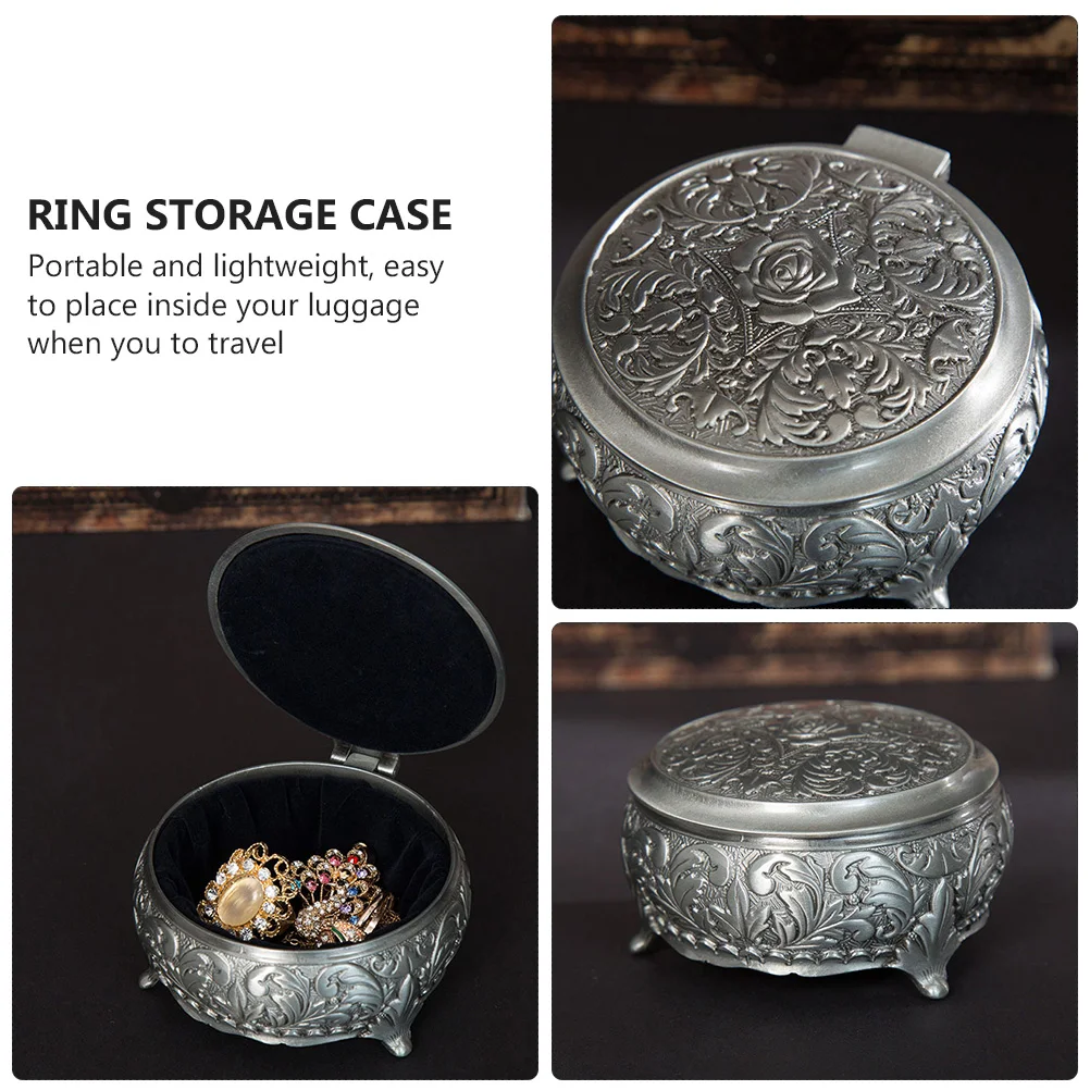 Jewelry Storage Alloy Box for Necklace Bracelet Ring Watch Travel Gift Lightweight Practical Ring Storage Case Christmas
Jewelry Storage Alloy Box for Necklace Bracelet Ring Watch Travel Gift Lightweight Practical Ring Storage Case Christmas