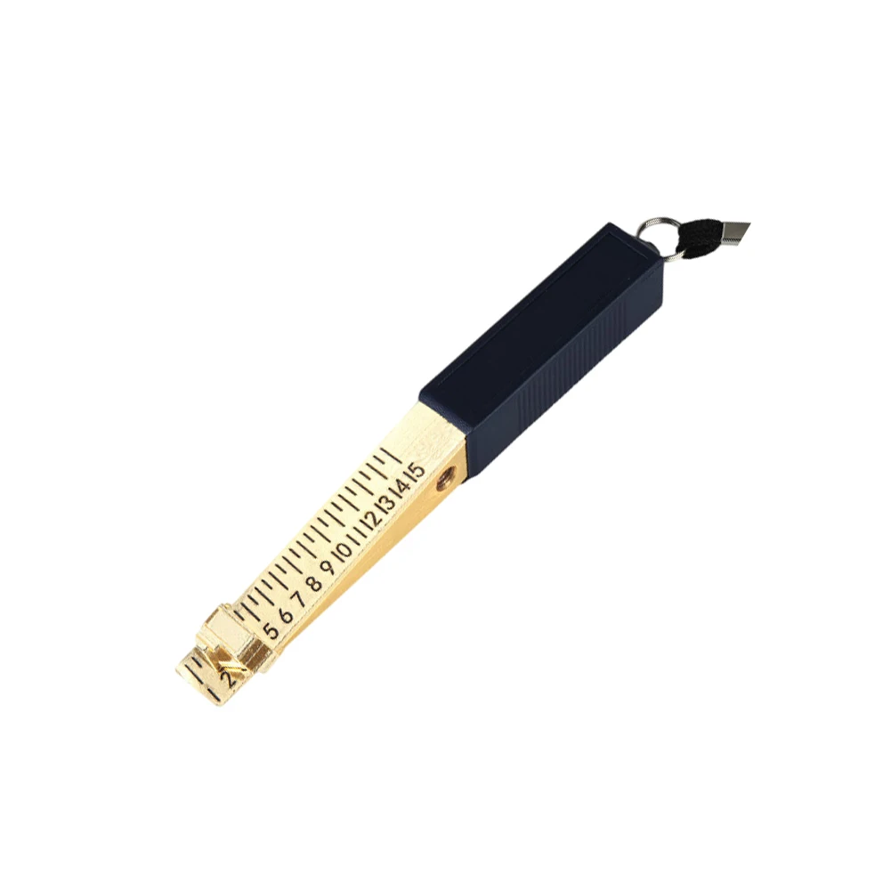 Wedge Vernier Feeler Gauge 0-15mm Gap Measurement Tool With M6 Mount For Flatness Inspection Gold Black
Wedge Vernier Feeler Gauge 0-15mm Gap Measurement Tool With M6 Mount For Flatness Inspection Gold Black