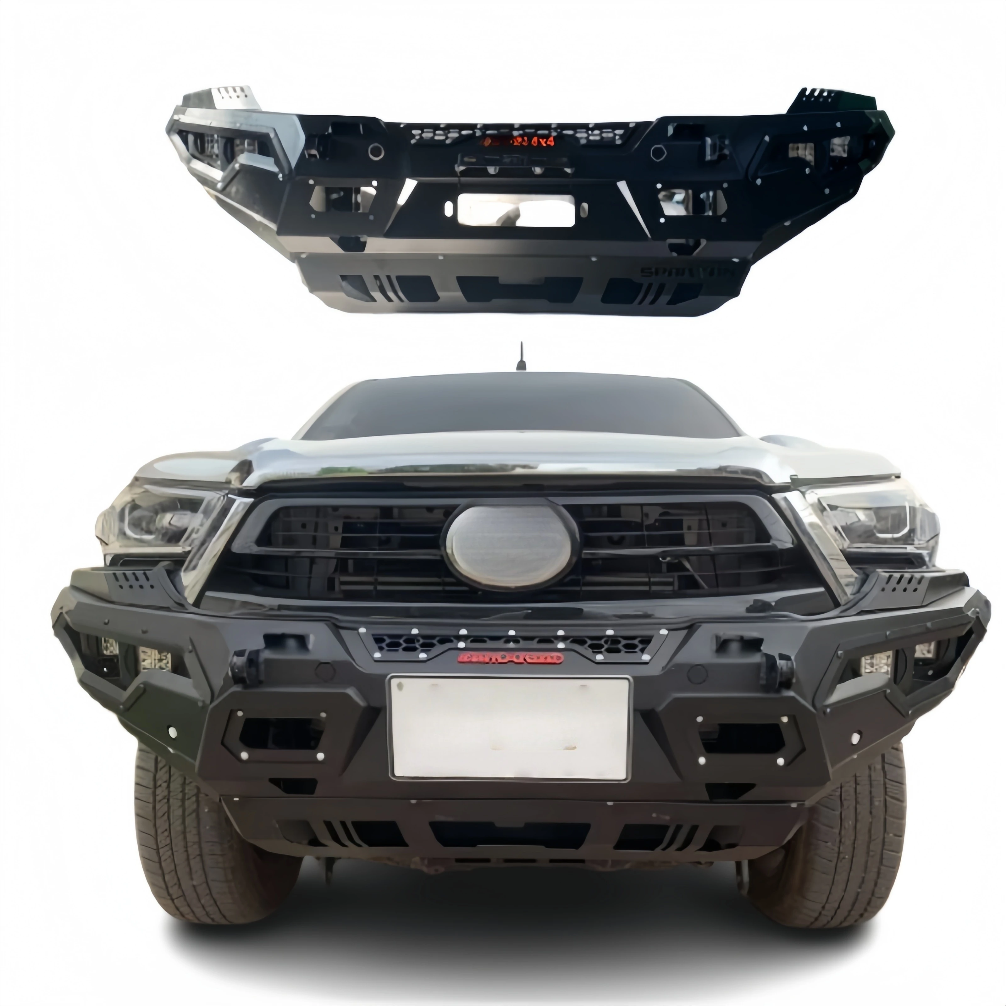 4x4 Front Bumper Off-Road Heavy-Duty Steel Bull Bar for Hilux Revo Ford Ranger f150custom
4x4 Front Bumper Off-Road Heavy-Duty Steel Bull Bar for Hilux Revo Ford Ranger f150custom