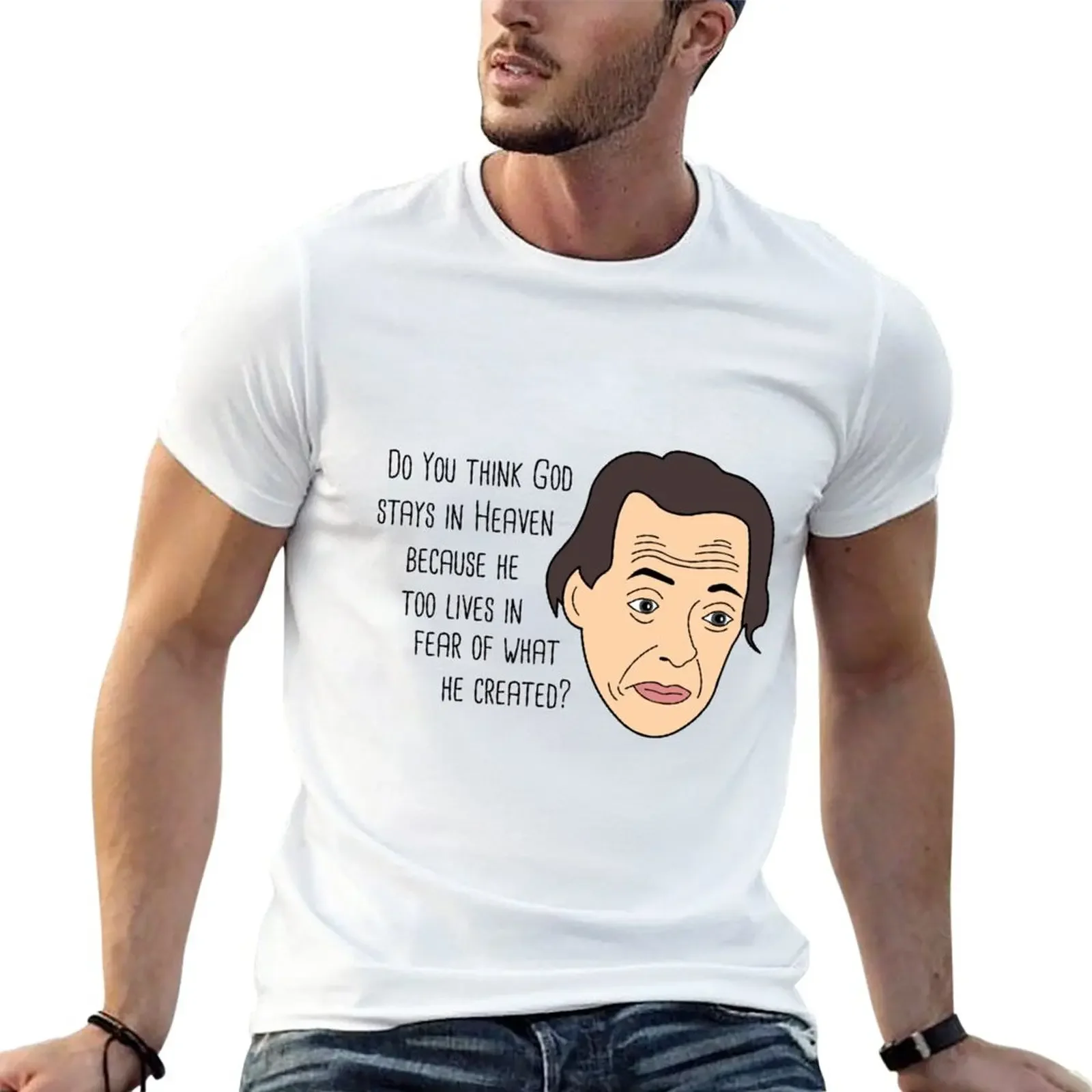 Steve Buscemi God T-Shirt korean fashion new edition heavy weight t shirts for men
Steve Buscemi God T-Shirt korean fashion new edition heavy weight t shirts for men